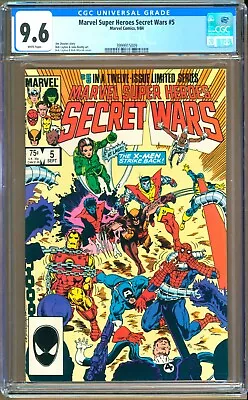 Buy Marvel Super Heroes Secret Wars #5 (1984) CGC 9.6  WP Shooter - Layton - Beatty • 47.79£