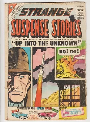 Buy Strange Suspense Stories #49 Charlton Sci-fi 1960 Matt Baker Mysterious Traveler • 11.91£