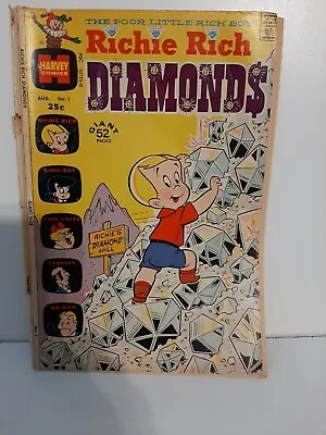 Buy   Richie Rich Diamonds #1 1972-Harvey-First Issue-Little Dot & Little Lotta  • 33.74£