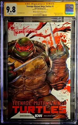 Buy Teenage Mutant Ninja Turtles #1 Battle Damage Raphael Kirkham Artist Sig CGC 9.8 • 275.92£