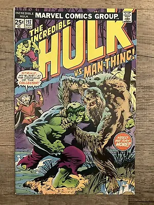 Buy Incredible Hulk #197 (Marvel 1976) Bernie Wrightson Hulk V Man Thing MVS Intact • 56.76£