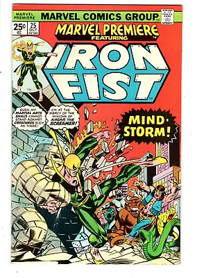 Buy Marvel Premiere #25 (1975) - Grade 8.5 - Iron Fist - Angar Appearance! • 40.21£