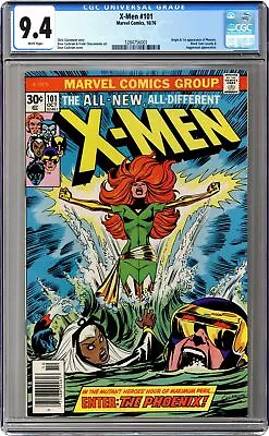 Buy Uncanny X-Men #101 CGC 9.4 1976 1284756001 1st App. Phoenix, Black Tom Cassidy • 1,133.21£
