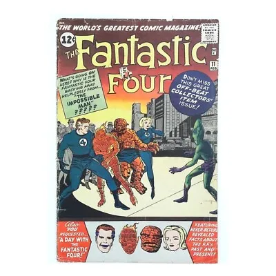 Buy Fantastic Four (1961 Series) #11 In G Minus. Marvel Comics [m{(cover Detached) • 192.35£