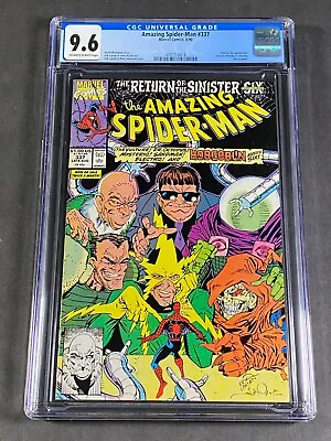 Buy The Amazing Spider-Man #337 1990 CGC 9.6 4097718018 Erik Larsen Walt Simonson • 39.42£