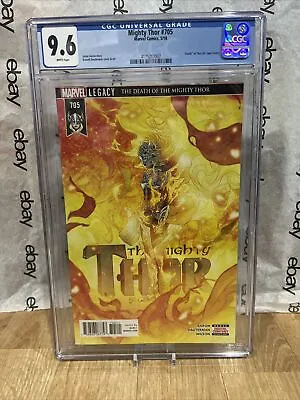 Buy The Mighty Thor 705 Cgc 9.6 Death Of Jane Foster New Slab Comic Mint • 39.52£
