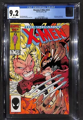 Buy Uncanny X-Men #213 - CGC 9.2 - Wolverine Vs. Sabretooth • 51.97£