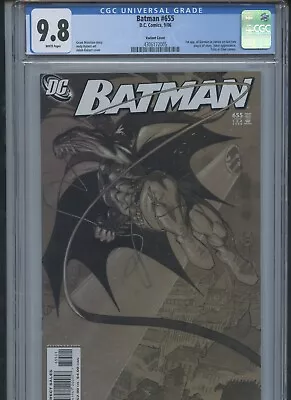 Buy Batman #655 2006 CGC 9.8 (Variant Cover) • 276.71£