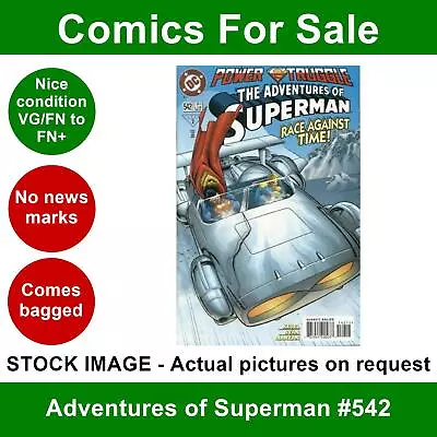 Buy DC Adventures Of Superman #542 Comic - VG/FN+ 01 January 1997 • 3.99£