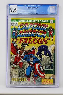 Buy Marvel Comics 1974 Captain America And The Falcon #171 CGC 9.6 Near Mint + • 398.32£