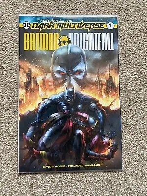 Buy DARK MULTIVERSE BATMAN KNIGHTFALL #1 Alan Quah Variant Batman 497 Homage LTD 600 • 7£