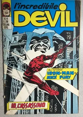 Buy DAREDEVIL #41 Hawkeye Iron Man Nick Fury (1971) Italian Marvel Comics VG/VG+ • 19.76£