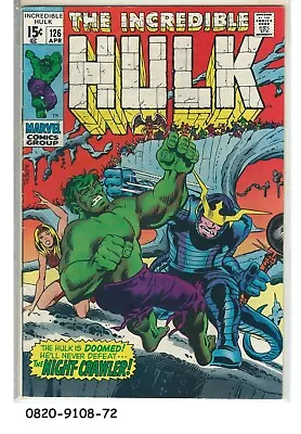 Buy Incredible Hulk #126 © April 1970, Marvel Comics • 35.68£