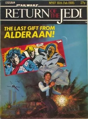 Buy Rare Star Wars Weekly Comic - Return Of The Jedi - No 87 - Date 16/02/1985 Comic • 6.99£