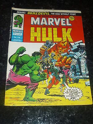 Buy Mighty World Of MARVEL Starring The INCREDIBLE HULK - No 118 - Date 04/01/1975 • 9.99£