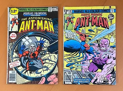 Buy Marvel Premiere #47 & 48 (Marvel 1979) KEY 1st Appearance Scott Lang As Ant-Man • 69.50£