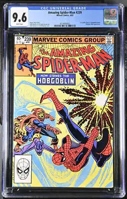 Buy Amazing Spider-man #239 Cgc 9.6 White Pages / 1st Spider-man Vs Hobgoblin Battle • 104.56£