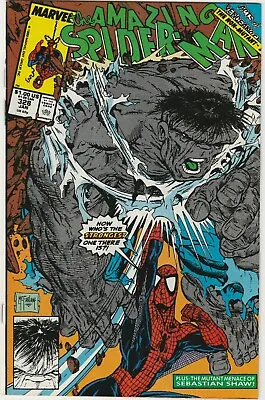 Buy Amazing Spider-Man #328 (1989) McFarlane, Grey Hulk, Captain Universe Hot • 23£