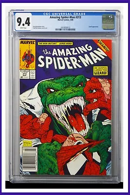 Buy Amazing Spider-Man #313 CGC Graded 9.4 Marvel 1989 Newsstand Edition Comic Book. • 139.81£