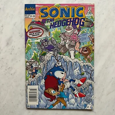 Buy SONIC THE HEDGEHOG #32 VF+ NEWSSTAND 1996 Archie Adventure Series Comics Book • 11.85£