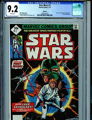 Buy Star Wars #1 CGC 9.2 1977 Reprint Marvel Amricons K48 • 197.94£