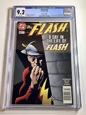 Buy 1998 The Flash 134 1st Cameo Appearance Jakeem Thunder Yz Rare Newsstand Cgc 9.2 • 55.34£