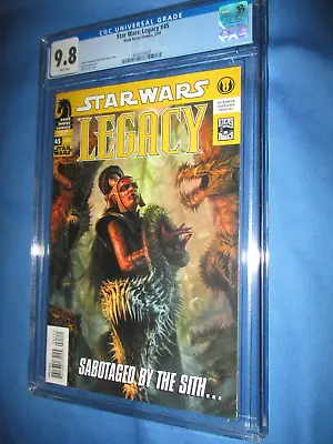 Buy STAR WARS LEGACY #45 CGC 9.8 ~1st Darth Rauder & Hira 2010 • 76.09£
