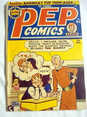 Buy Pep Comics #82 1945 Fair+ Condition Katy Keene, Suzie, Wilbur, Archie • 31.53£