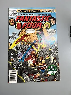Buy Fantastic Four #185 (1977)🔑1st App. Nicholas Scratch 1st Team Witch Salem *VF-* • 8.39£