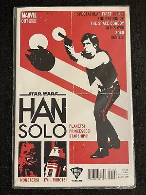 Buy Marvel Comics Han Solo #1- David Aja Fried Pie Poster Variant Edition 2016 Rare • 16.62£