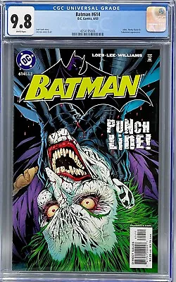Buy Batman 614 CGC 9.8 NM/M Joker Cover Hush Storyline! • 64.33£