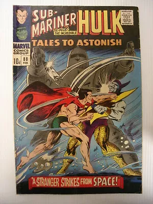 Buy Tales To Astonish #88 Vg+ (4.5) Hulk Sub-mariner • 12.99£