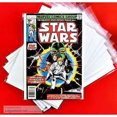 Buy Marvel Star Wars Etc Comic Bags ONLY Size17 [Available Now] X 25 New • 12.99£