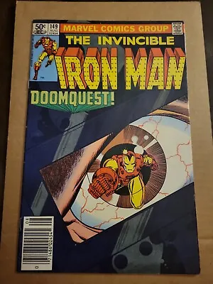 Buy Iron Man #149 VF- Doomquest Part 1 Dr. Doom  Vs Iron Man MCU Marvel Comics 1981 • 13.85£