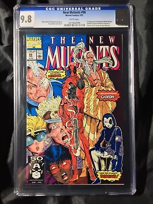 Buy New Mutants #98 Marvel 9.8 White Pages 🔥1st App🔥Deadpool🔥Wolverine Movie!!! • 5,518.54£