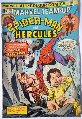 Buy Marvel Team-Up 27 Spider-Man And Hercules Marvel 1974 • 7.99£