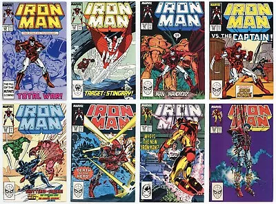 Buy Iron Man #225-232 (ALL NM SET) Complete Armor Wars 8-Comic Story LOT 1987 Marvel • 64.04£