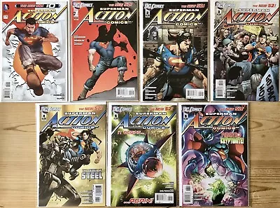 Buy Action Comics, #0-6, New 52, Grant Morrison, Dc, 7 Issue Bundle, 2011/12, Vgc • 14.99£