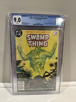 Buy Saga Of The Swamp Thing #37 CGC 9.0  DC 1985 1st App Of John Constantine • 258.90£