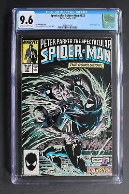 Buy SPECTACULAR SPIDER-MAN #132 Vs VERMIN 1987 Movie KRAVEN LAST HUNT Zeck CGC 9.6 • 78.06£