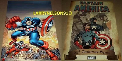 Buy Captain America #193 65th Anniversary Poster Jack Kirby Falcon Bucky Marvel Usa • 7.58£