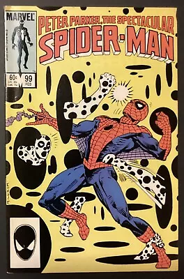 Buy Spectacular Spider-Man #99 (1985) Vs The Spot. Great Condition But For Corner. • 31.62£