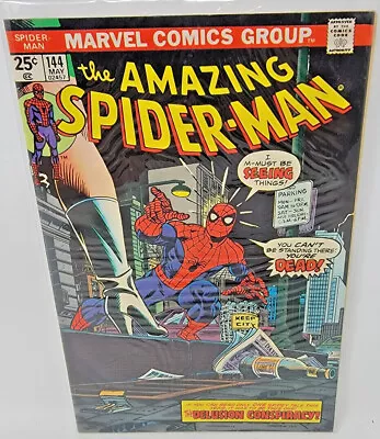 Buy Amazing Spider-man #144 Gwen Stacy Clone Appearance *1975* 7.5* • 37.99£