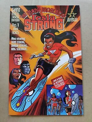 Buy Many Worlds Of Tesla Strong # 1 Cover B VF+ Bruce Timm Alan Moore America's Best • 8.71£