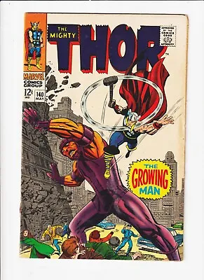 Buy Thor #140 Marvel Comic : JACK KIRBY & STAN LEE  TALES OF AESGARD VINTAGE  1967 • 16.09£