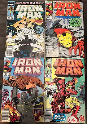 Buy Iron Man #263,267,268,255  Marvel 1990-91 Comic Books - Lot Of 4 • 19.99£