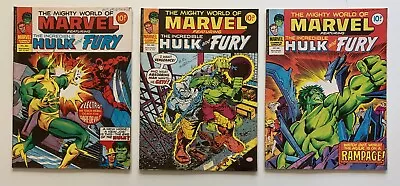 Buy Mighty World Of Marvel #263, 264, 265, 267, 268 & 269. RARE UK Bronze Age 1977 • 49£