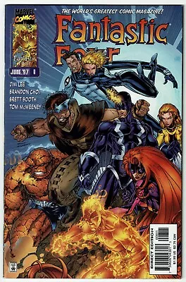 Buy Fantastic Four #8 - Marvel 1997 - Volume 2 - Jim Lee [Ft Black Bolt] • 5.89£
