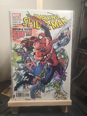 Buy The Amazing Spiderman #500 Signed By Stan Lee And J Scott Campbell. 2003. • 236.53£
