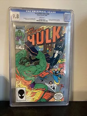 Buy The Incredible Hulk #300 CGC 9.8 1984 Daredevil, Spider-Man, Avengers • 94.87£